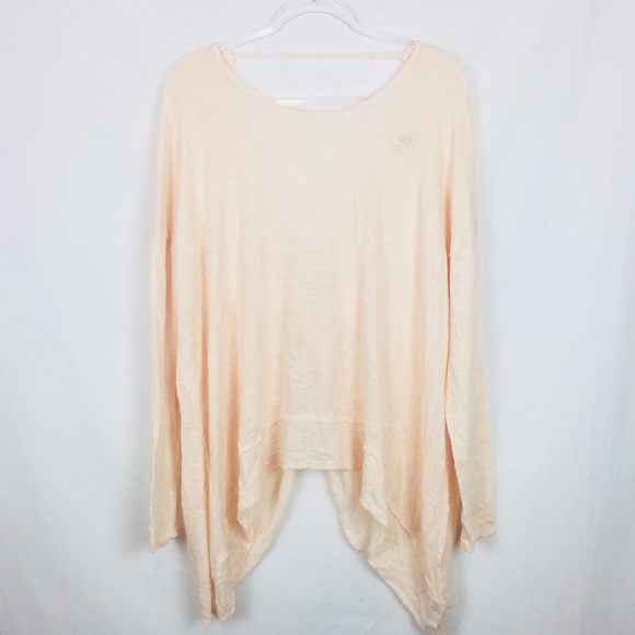 Free People Sweaters - Free People | Blush Open Back Knot Sweater Small